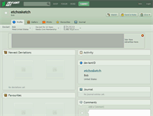 Tablet Screenshot of etchosketch.deviantart.com