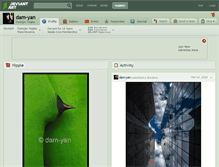 Tablet Screenshot of dam-yan.deviantart.com
