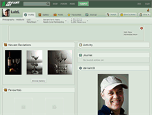 Tablet Screenshot of luizl.deviantart.com