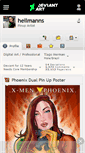 Mobile Screenshot of hellmanns.deviantart.com