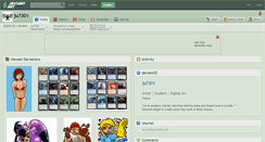 Desktop Screenshot of ju7301.deviantart.com