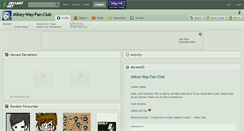 Desktop Screenshot of mikey-way-fan-club.deviantart.com