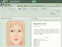 Tablet Screenshot of just-vika.deviantart.com