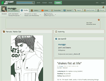 Tablet Screenshot of munggo.deviantart.com