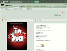 Tablet Screenshot of curatcoret.deviantart.com