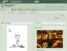 Tablet Screenshot of dartinurneck.deviantart.com
