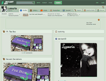 Tablet Screenshot of lussuria.deviantart.com