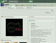 Tablet Screenshot of g-world.deviantart.com