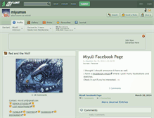 Tablet Screenshot of miyumon.deviantart.com