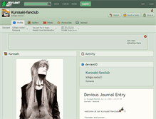 Tablet Screenshot of kurosaki-fanclub.deviantart.com