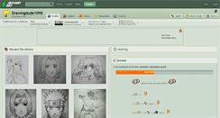 Desktop Screenshot of drawingdude1098.deviantart.com