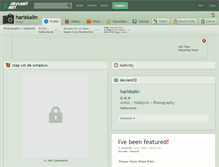 Tablet Screenshot of hariskalin.deviantart.com