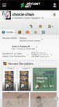 Mobile Screenshot of choxie-chan.deviantart.com