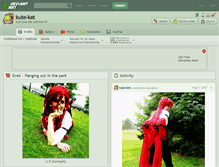 Tablet Screenshot of kute-kat.deviantart.com