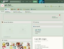 Tablet Screenshot of aph--paris.deviantart.com