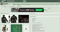 Desktop Screenshot of guyver85.deviantart.com