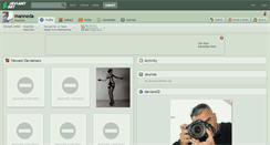 Desktop Screenshot of manneda.deviantart.com