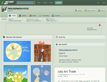 Tablet Screenshot of nebulamastermind.deviantart.com