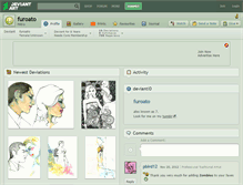 Tablet Screenshot of furoato.deviantart.com