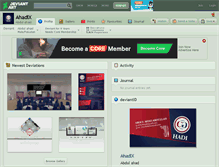 Tablet Screenshot of ahadix.deviantart.com