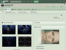 Tablet Screenshot of portia27493.deviantart.com
