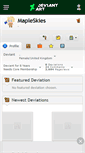 Mobile Screenshot of mapleskies.deviantart.com