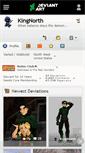 Mobile Screenshot of kingnorth.deviantart.com
