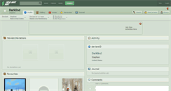 Desktop Screenshot of darklind.deviantart.com
