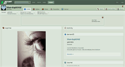 Desktop Screenshot of blue-stupid-kid.deviantart.com