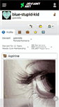 Mobile Screenshot of blue-stupid-kid.deviantart.com
