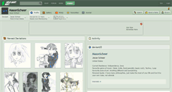 Desktop Screenshot of masonscheer.deviantart.com
