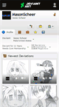 Mobile Screenshot of masonscheer.deviantart.com