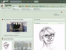 Tablet Screenshot of feuerlilie.deviantart.com