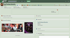 Desktop Screenshot of feelthestarsshineest.deviantart.com