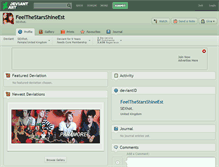Tablet Screenshot of feelthestarsshineest.deviantart.com