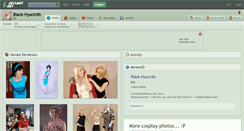 Desktop Screenshot of black-hyacinth.deviantart.com