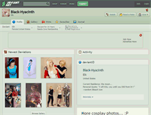 Tablet Screenshot of black-hyacinth.deviantart.com