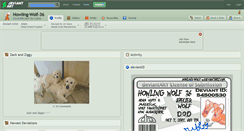 Desktop Screenshot of howling-wolf-36.deviantart.com