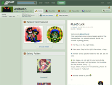 Tablet Screenshot of leostuck.deviantart.com