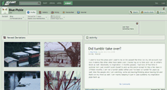 Desktop Screenshot of blue-pickle.deviantart.com