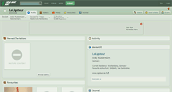 Desktop Screenshot of leligoteur.deviantart.com