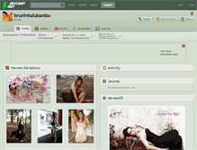 Tablet Screenshot of bruninhalubambo.deviantart.com