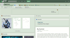Desktop Screenshot of dragonmon.deviantart.com