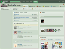Tablet Screenshot of beauty-all-around.deviantart.com