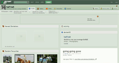 Desktop Screenshot of half-halt.deviantart.com