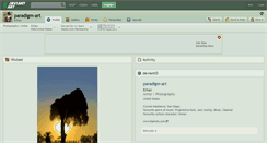 Desktop Screenshot of paradigm-art.deviantart.com