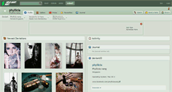 Desktop Screenshot of phyllicia.deviantart.com