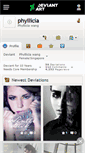 Mobile Screenshot of phyllicia.deviantart.com