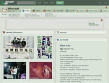 Tablet Screenshot of kiiroi-suki.deviantart.com