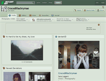 Tablet Screenshot of crocodililachrymae.deviantart.com